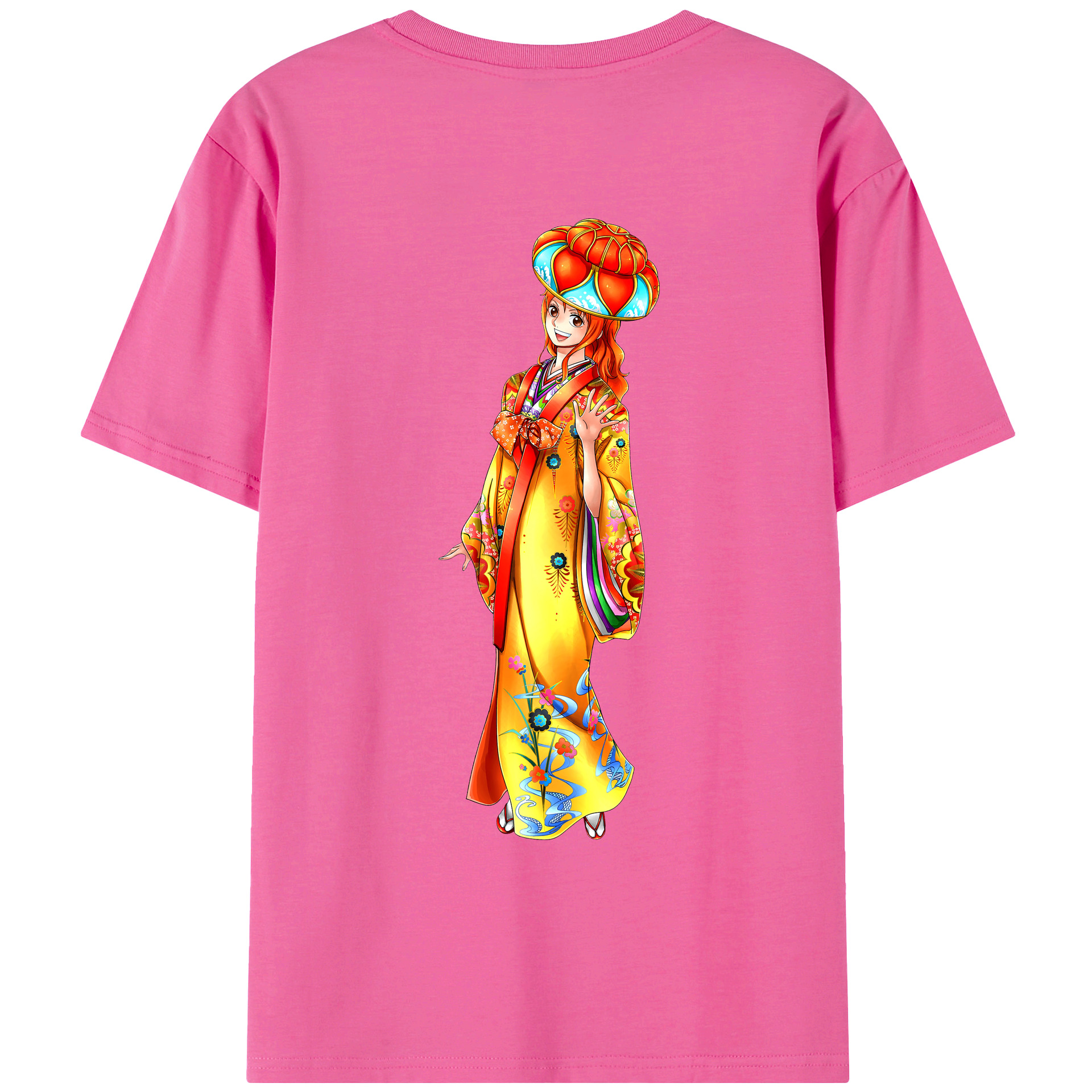 ワンピース ナミ ONE PIECE Nami レディース半袖Tシャツ(バックプリント)